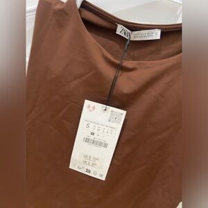 Brand new brown top by Zara